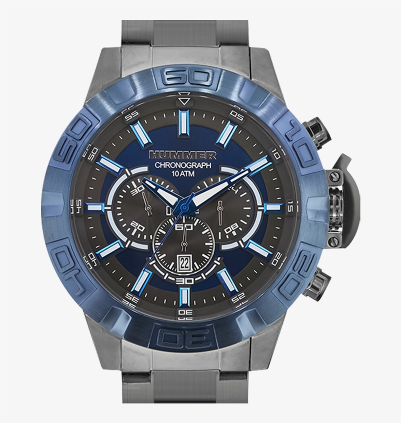 Hummer King Chronograph Watch Hu2102-204m Blue Case, transparent png