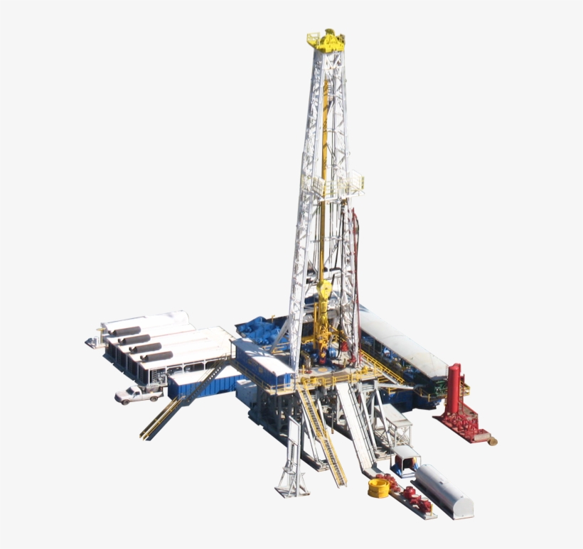 1 Crown Block And Water Table 2 Cat Line Boom And Hoist Land Drilling Rig Png 581x693 PNG
