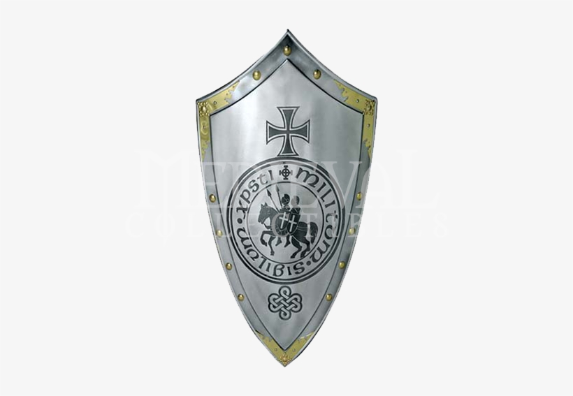 Templar Knight Steel Shield By Marto - Armor Venue - Marto Of Spain Knights Templar Medieval, transparent png
