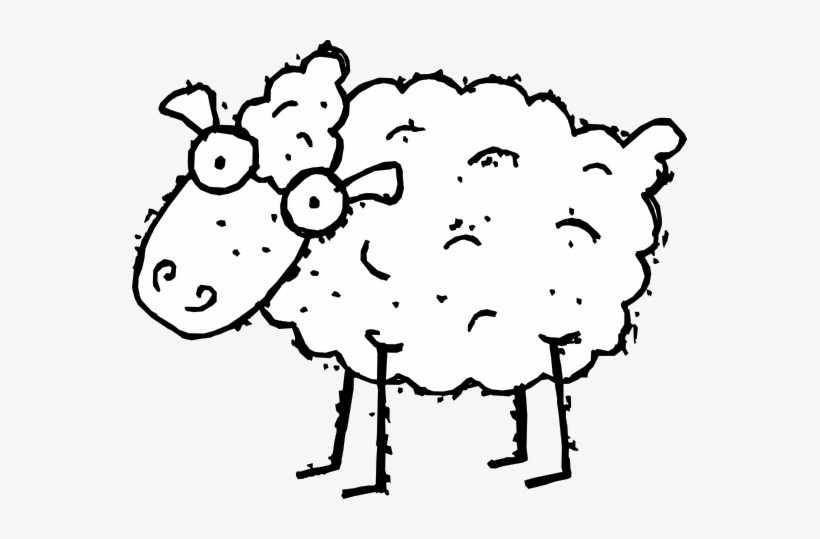 Sheep Black And White Sheep Clipart Black And White - Wool And Sheepskin Woolwash Shampoo, transparent png