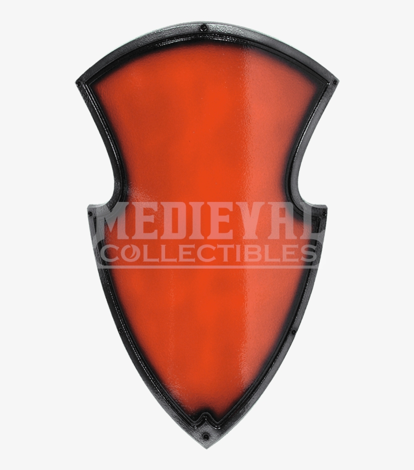 Red Medieval Knight Larp Shield - Shield, transparent png