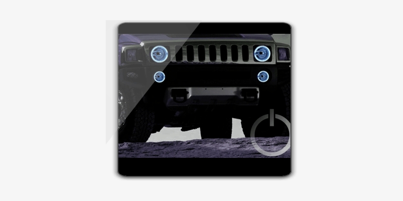 Hummer H3 Oracle Headlight Halo Kit - Headlights Hummer H3, transparent png
