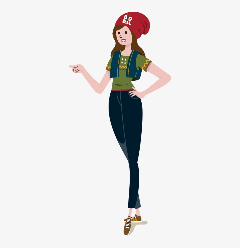 Big Dill Girl - Illustration, transparent png