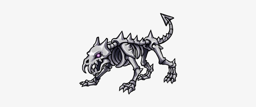 Gear-skeleton Dog Render - Skeleton Dog Cartoon, transparent png