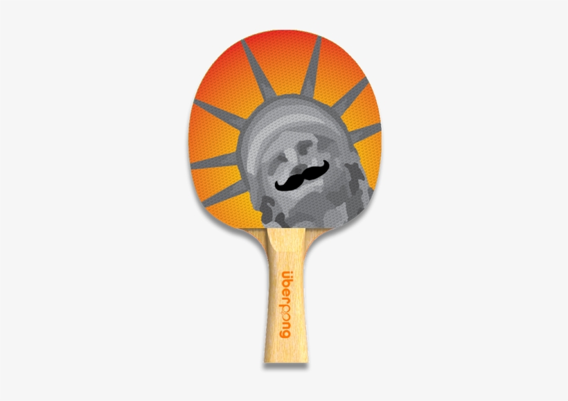 Ping Pong Paddle Incognito Lady Liberty - Statue Of Liberty, transparent png