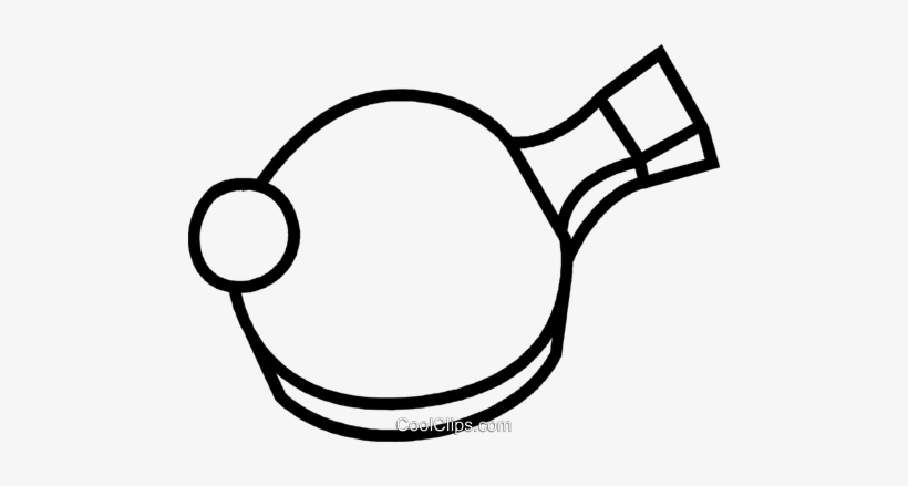 Ping Pong Paddle Royalty Free Vector Clip Art Illustration - Raquetes De Pingpong Png, transparent png