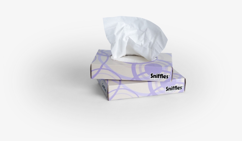 Sniffles® Bedside - Facial Tissue, transparent png
