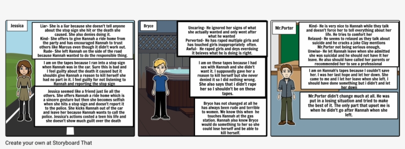 13 Reasons Bryce - Cartoon, transparent png