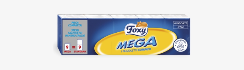 The Compact Tissues - Foxy Mega Ręcznik Papierowy Mega - Długie Rolki 2 Szt., transparent png