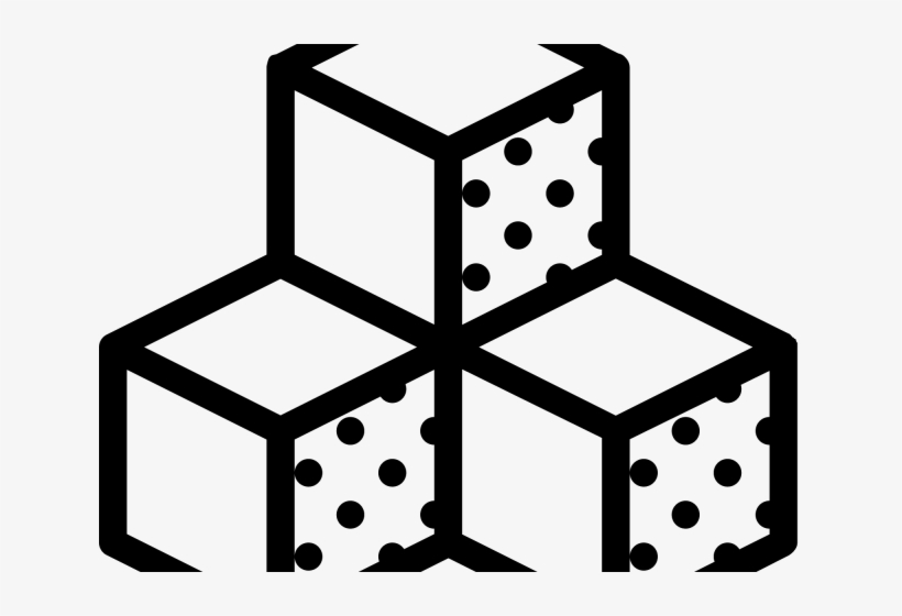 Sugar Clipart Sugar Cube - Cubes Icon, transparent png
