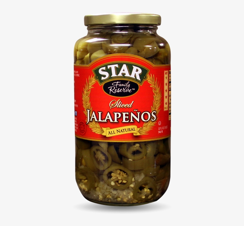 Buy Now - Star Jalapenos, Sliced - 2 Count, 32 Fl Oz Jar, transparent png