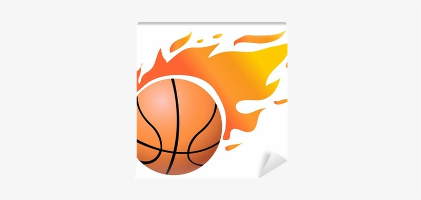 Flaming Basketball, transparent png