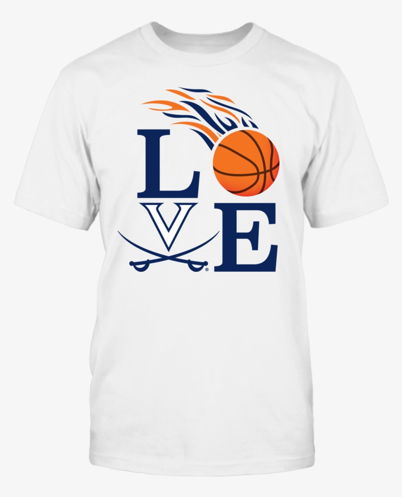 Love Virginia Cavaliers Basketball T-shirt, Love Virginia - Dallas Cowboys Shirts, transparent png