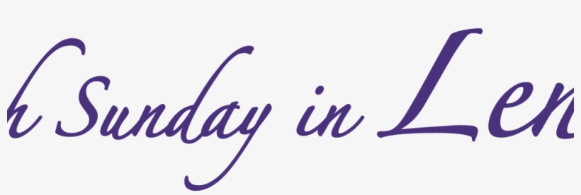 5th Sunday Lent Purple Wh Ds - 4th Sunday Of Lent Banner, transparent png