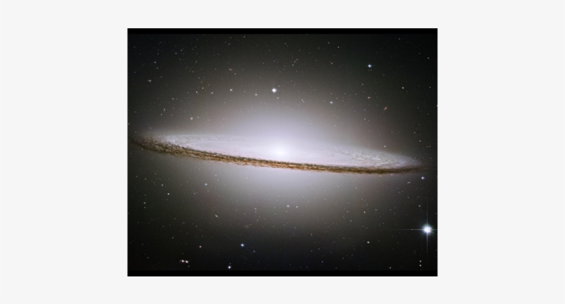 The Sombrero Galaxy - 'm104 - The Sombrero Galaxy - Colored With Infrared, transparent png