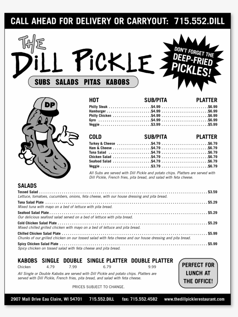 The Dill Pickle Poster 1400x1400 PNG Download PNGkit