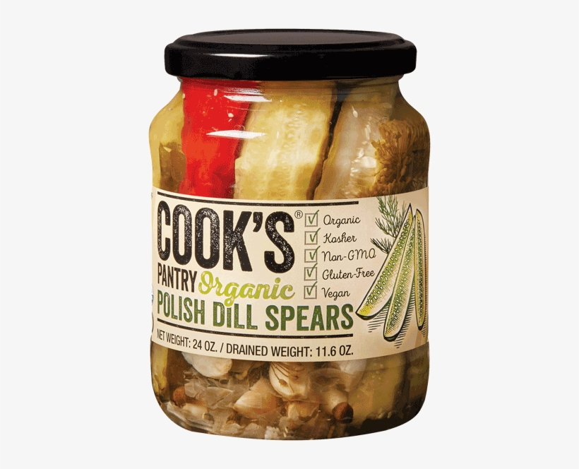 Organic Polish Dill Spears - Cooks Pantry, transparent png