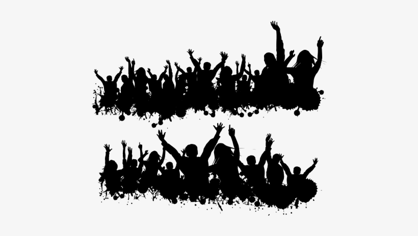 Black People Graphics - Party People Vector Png, transparent png