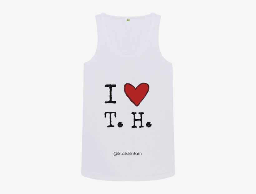 White I Love Tom Hiddleston - Vest, transparent png