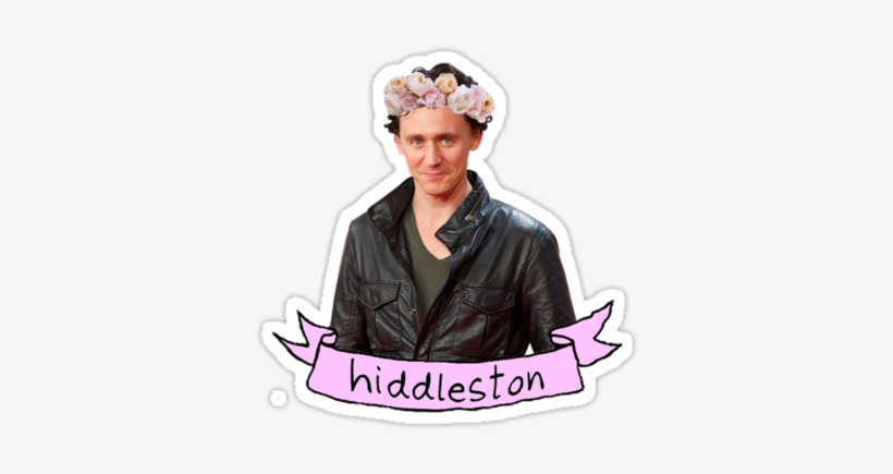 Hiddles And Flower Crown By Lauraschambers - Локи Png, transparent png