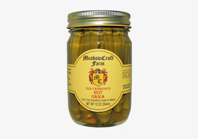 Hot Okra - Meadowcroft (2 Pack) Sweet German Pickles - Authentic, transparent png