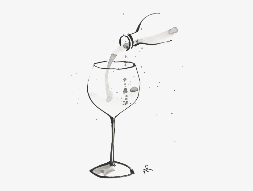A-wineglass - Wine Illustrations, transparent png