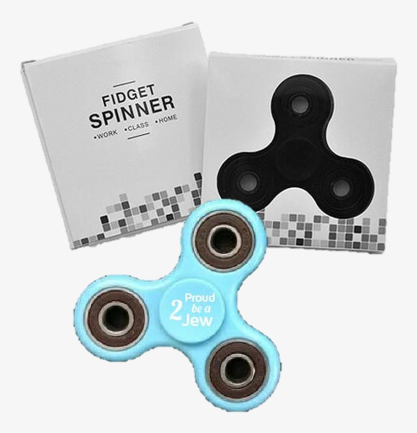 Proud 2 Be A Jew Fidget Hand Spinner Box Light Blue - Fidget Spinner - Rood Vuur Print, transparent png
