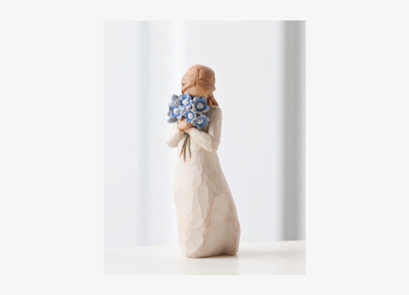Forget Me Not - Forget-me-not Willow Tree Figurine, transparent png