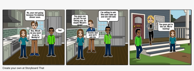 Going To Wendy's - Cartoon, transparent png