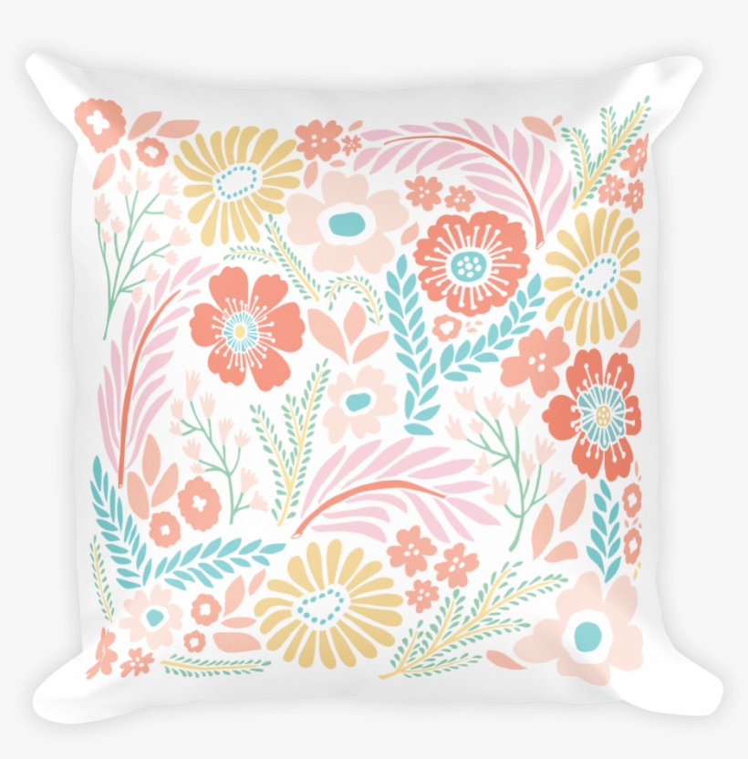 Forget Me Not Pastel Pillow, transparent png