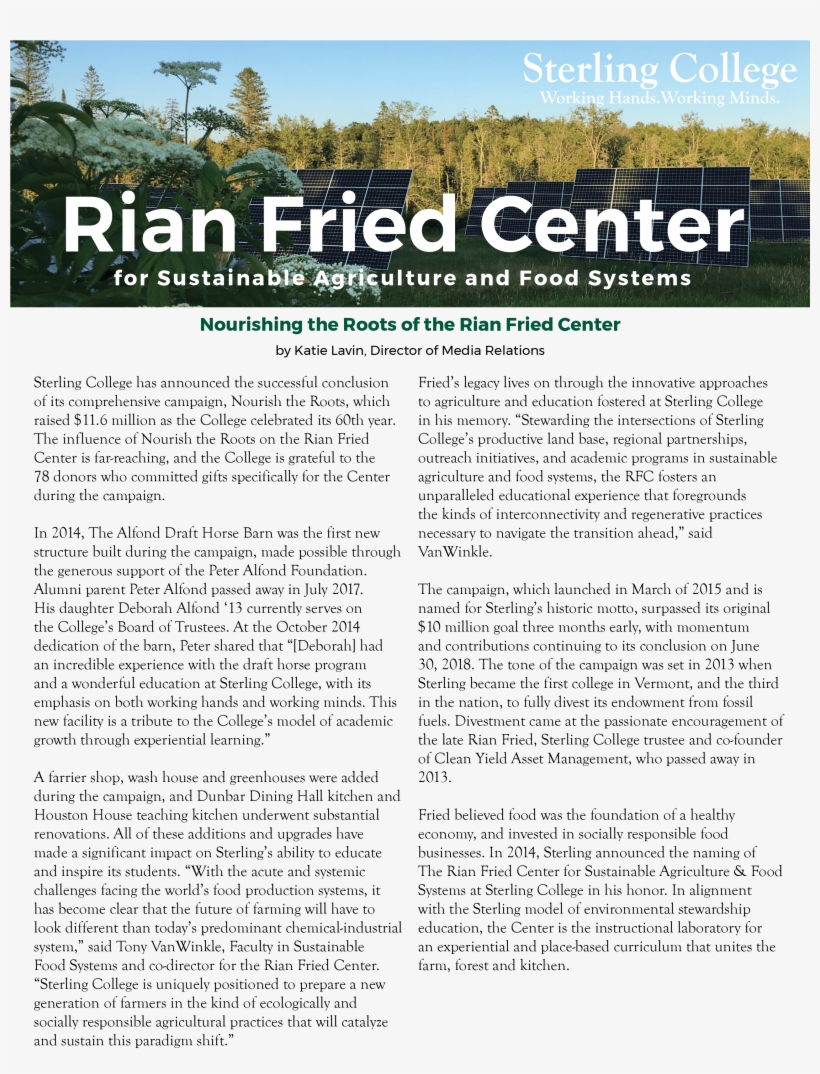Cover Page Of The Rian Fried Center Newsletter, Click - "seeking An American Art Of The Dance", transparent png
