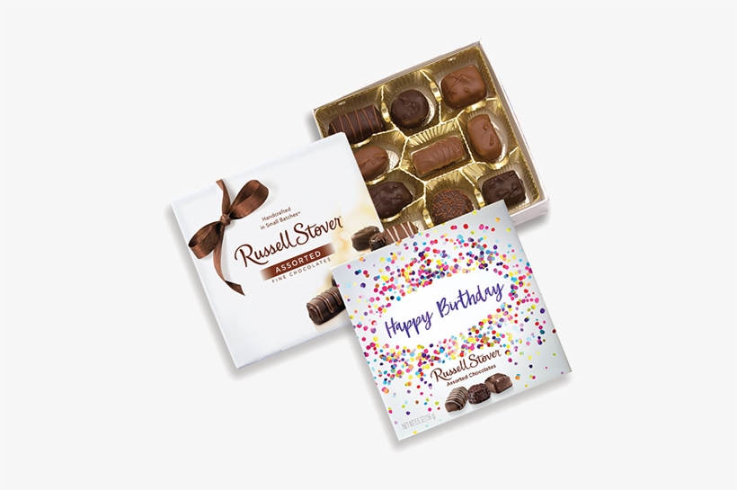 Russell Stover Assorted Chocolates Happy Birthday Gift - Russell Stover Box Chocolate, transparent png