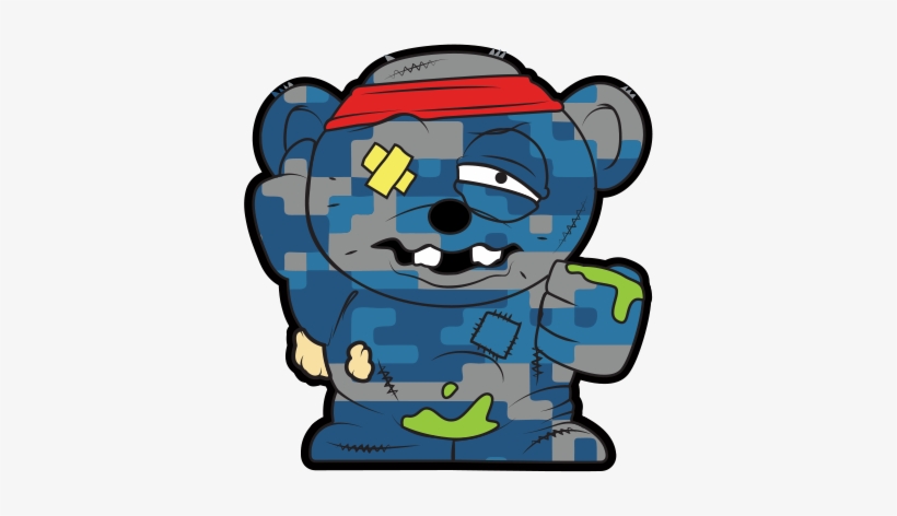 Stuffed-bear - Grossery Gang Limited Edition Sargent Stuffed Bear, transparent png