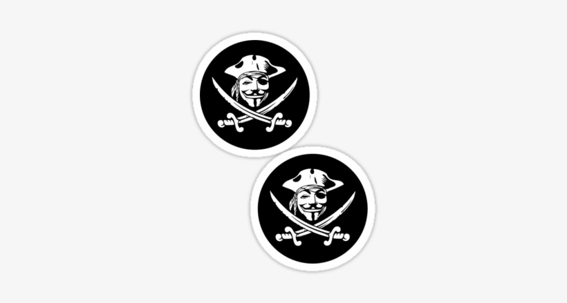Guy Fawkes ×2 Sticker - Hacker Sticker, transparent png