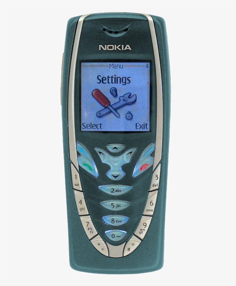 Nokia 7210 Supernova Mobile Phone (blue), transparent png