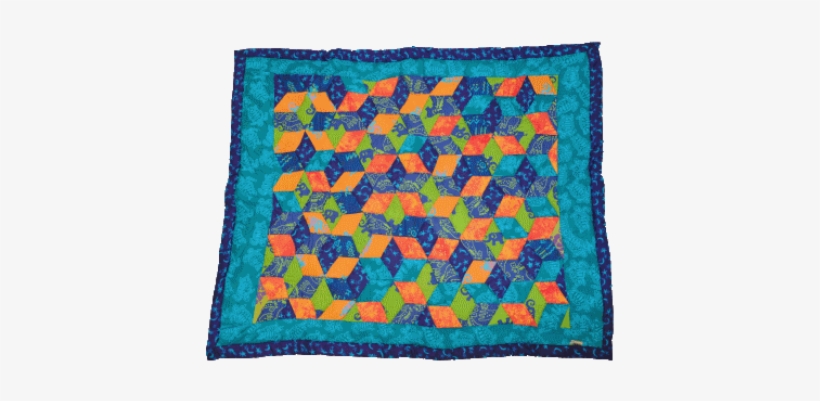 Baby Quilt Blue - Blue, transparent png