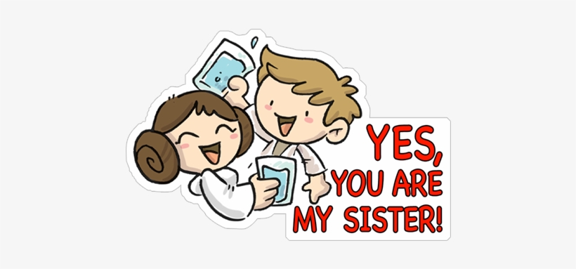 My Syster Sister - Star Wars Chat Facebook, transparent png