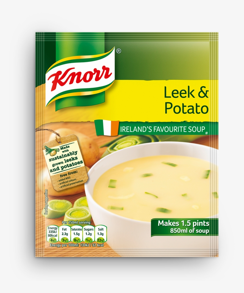Knorr Leek And Potato Soup, transparent png
