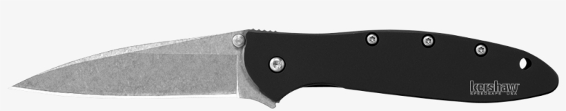 Kershaw Leek - Kershaw Leek Stonewashed Blade, transparent png