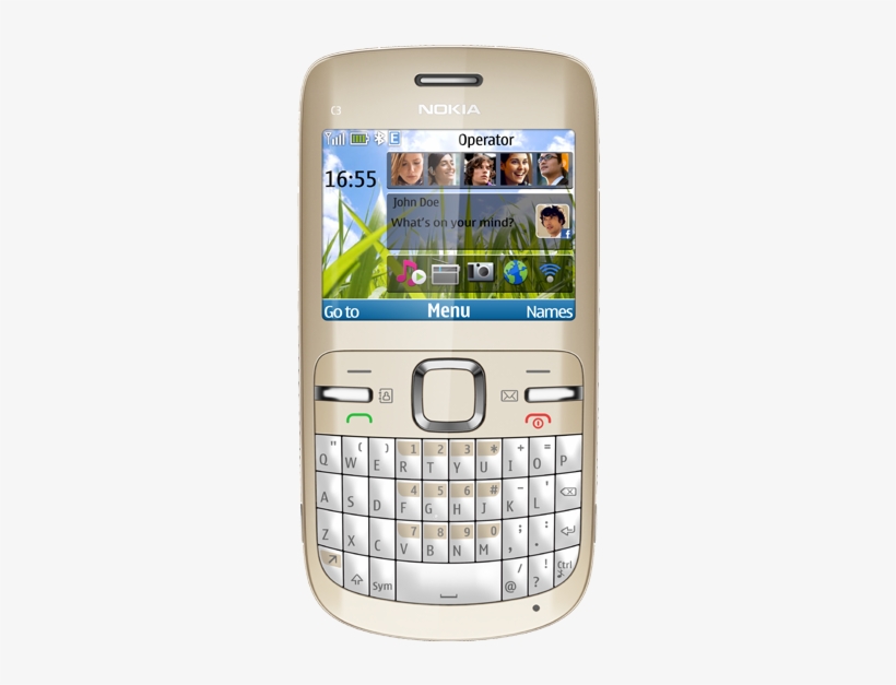 Nokia Phones Reviews - Nokia C3, transparent png