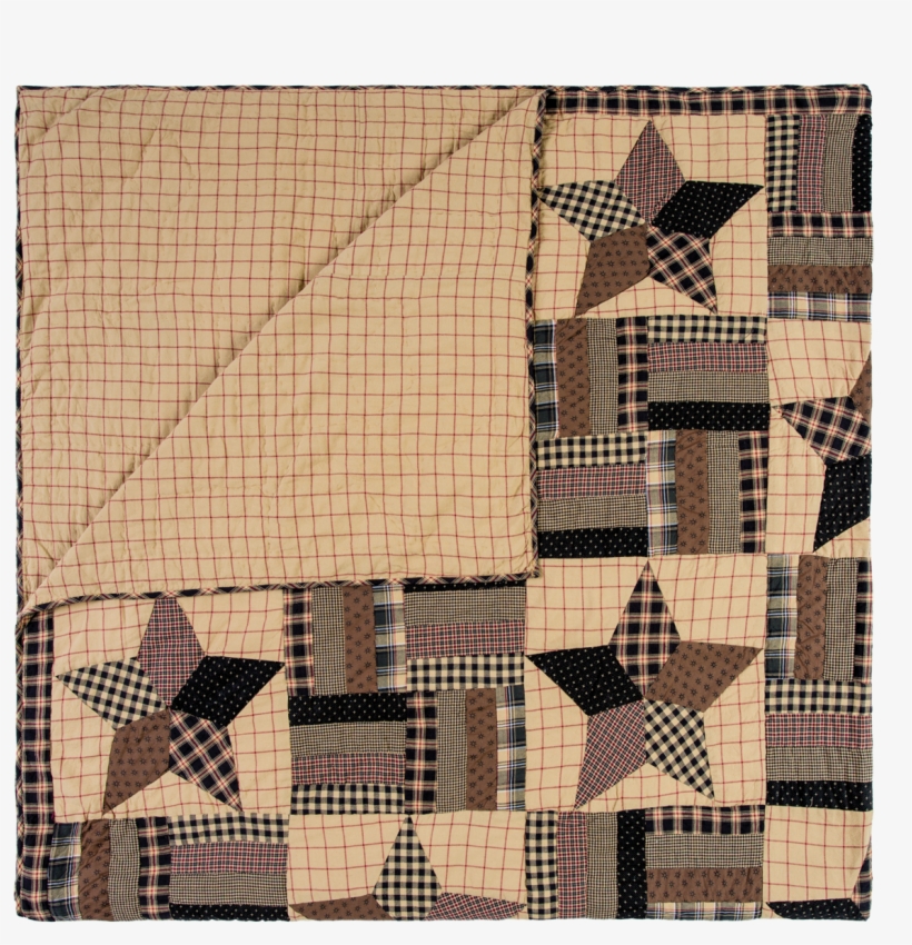Vhc Brands Bingham Star Queen Quilt Stars 9374 Alt001 - Vhc Brands Bingham Star Quilt Size: Luxury King, transparent png