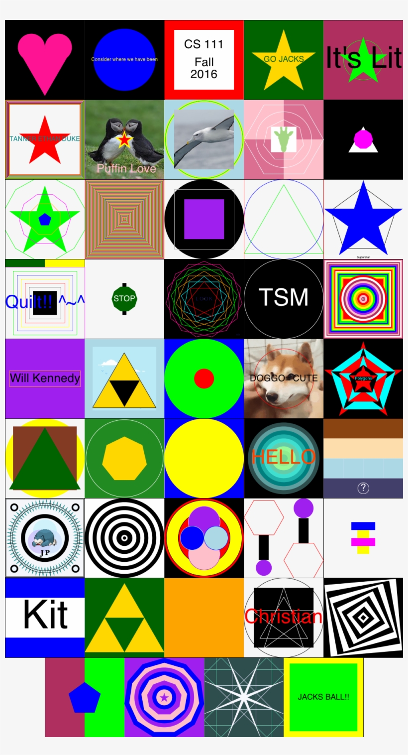 F16 Cs111 Hw1 Prob6 Quilt ) - Graphic Design, transparent png