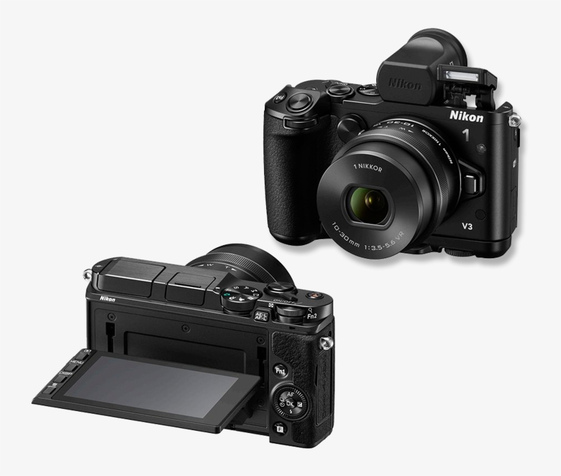 The Nikon 1 V3 Is The Ideal Companion Camera For The - Nikon 1v3, transparent png