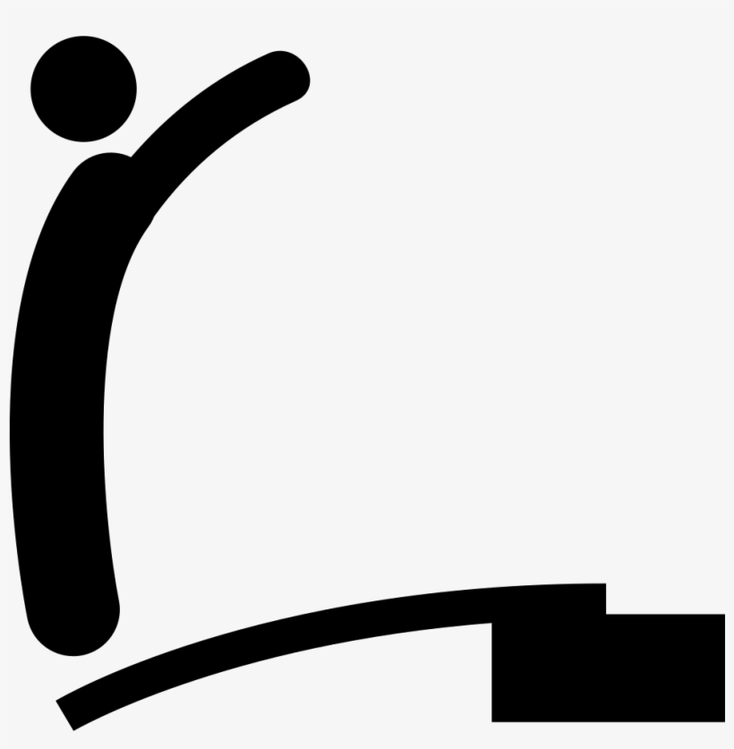 Man Jumping From A Trampoline Comments - Icono Trampolin, transparent png