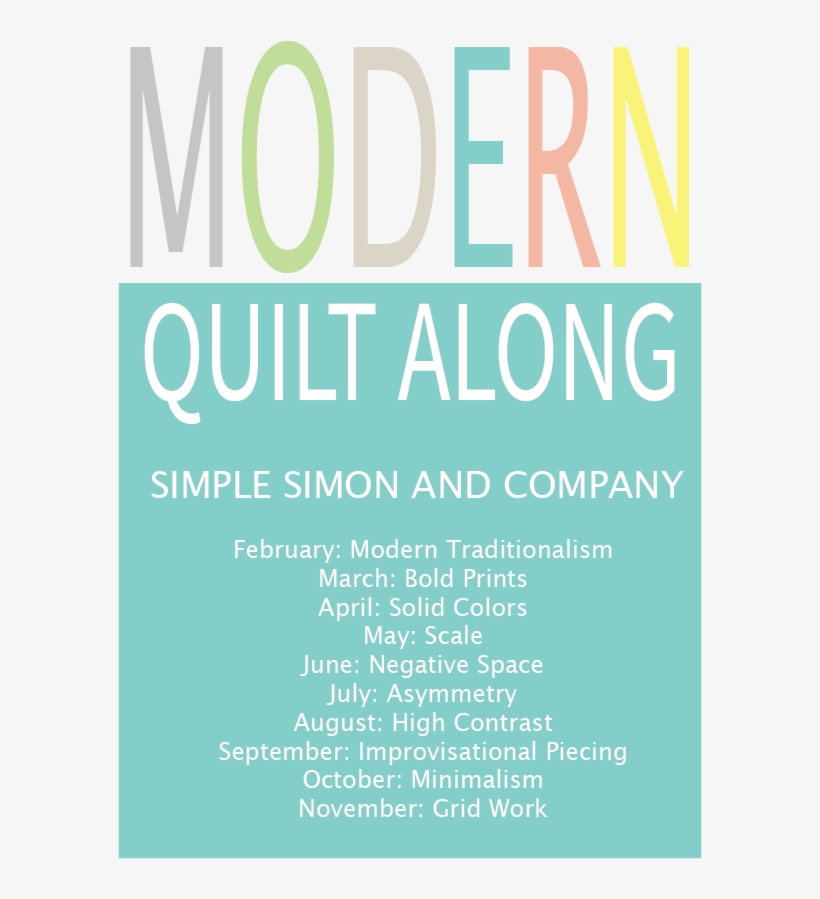 Modern Quilt Along-scale - Piecing: Expanding The Basics, transparent png