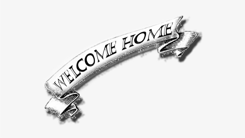 Welcomehome - Black-and-white, transparent png