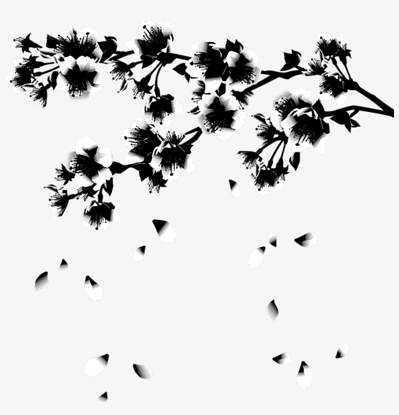 Art Print: Silvionka's Background Pattern With Sakura, transparent png