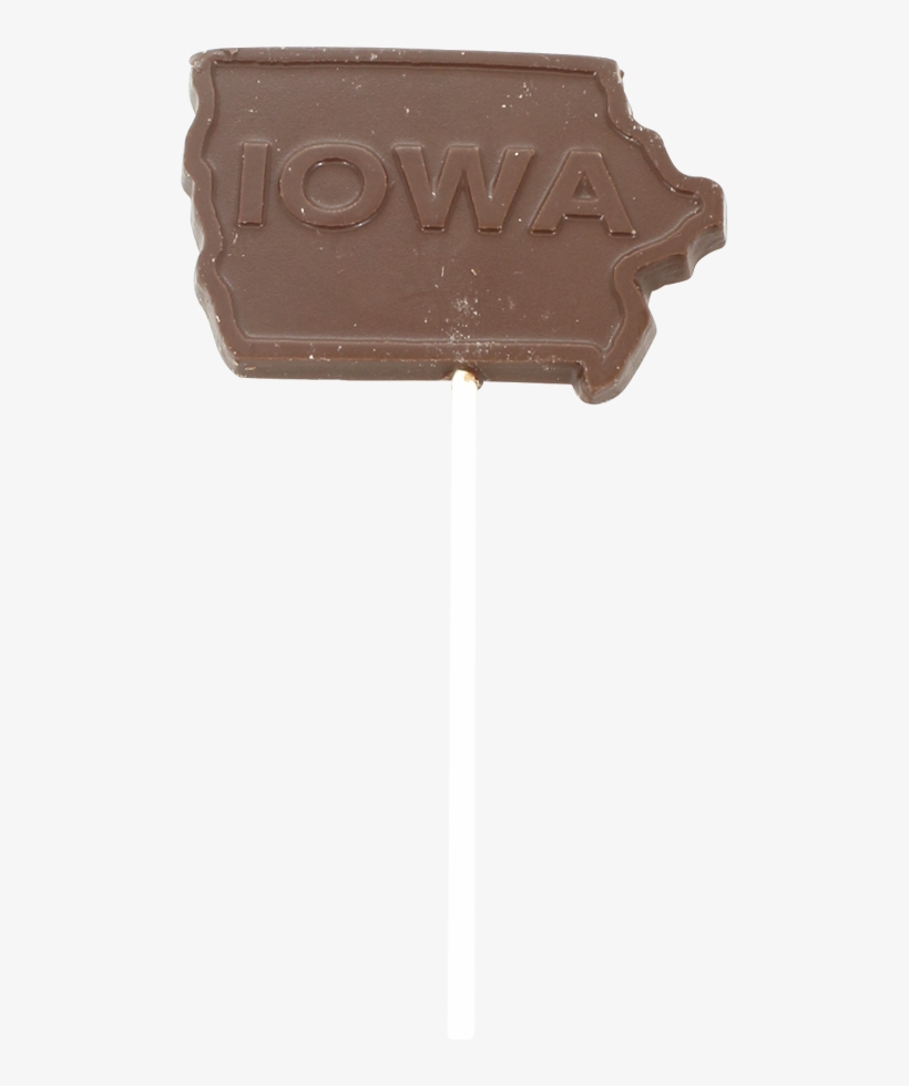 Solid Iowa Chocolate Sucker - Chocolate, transparent png
