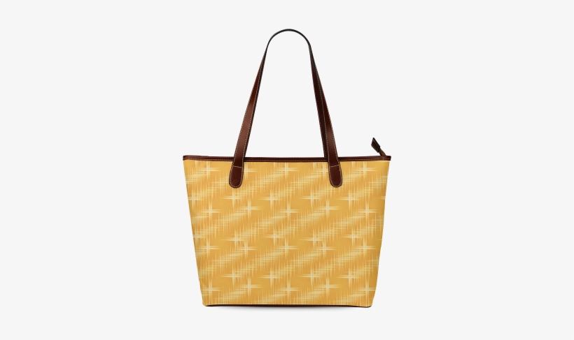 Sparkling Stars, Golden Shoulder Tote Bag - Handbag, transparent png