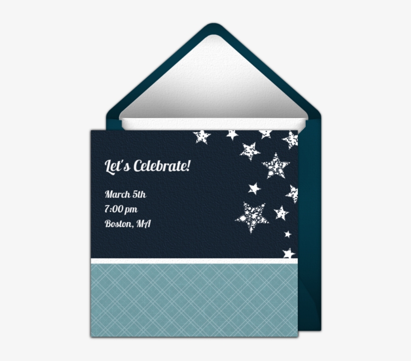 Customizable, Free Sparkling Stars Online Invitations - Engagement Party, transparent png